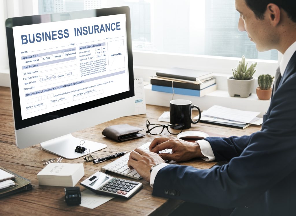 business insurance management concept